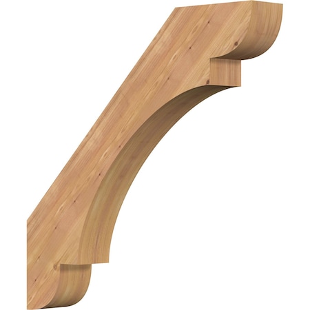 Ekena Millwork 5 1/2"W x 36"D x 36"H Olympic Smooth Knee Brace, Western Red Cedar BRC06X36X36OLY00SWR